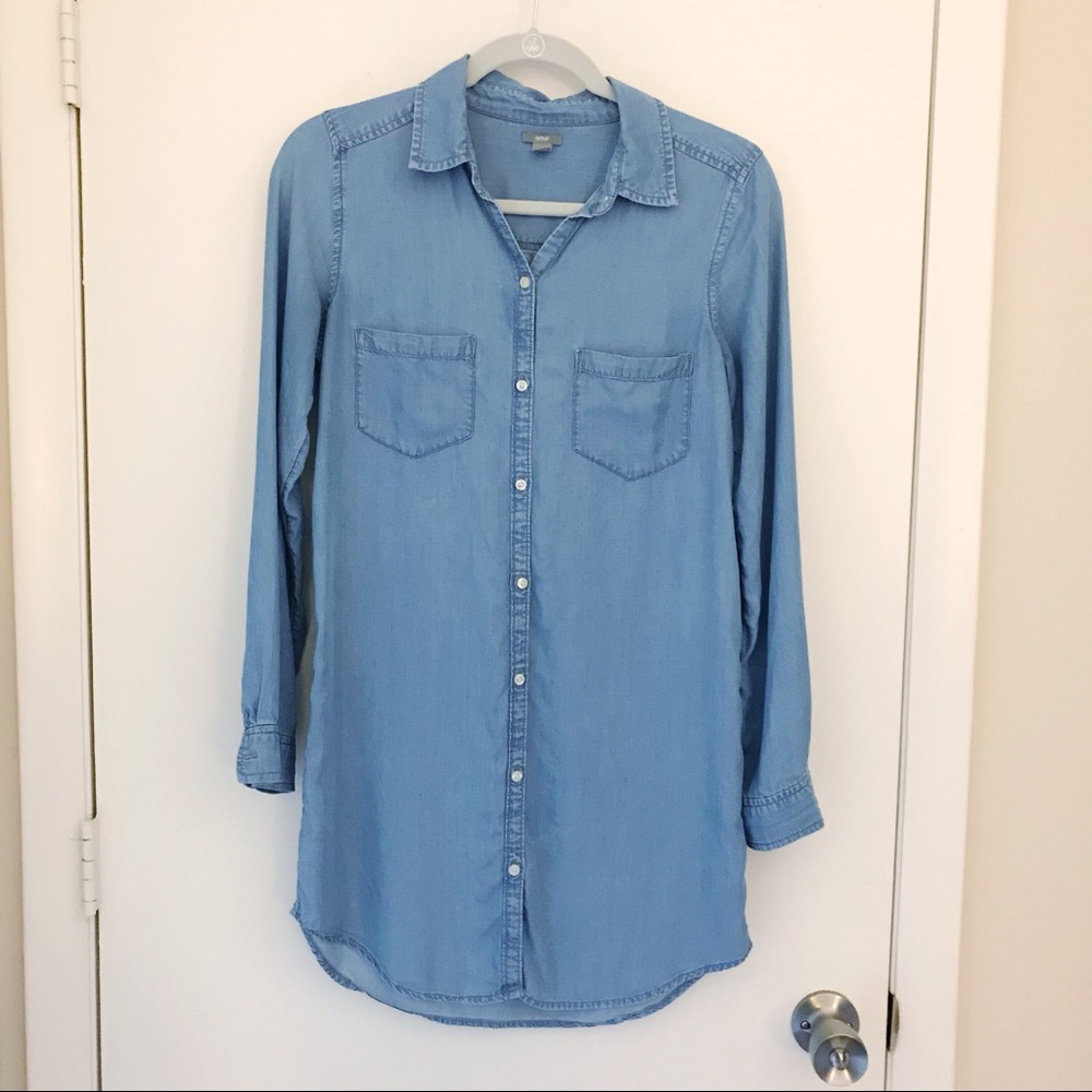 Aerie Tencel chambray dress
